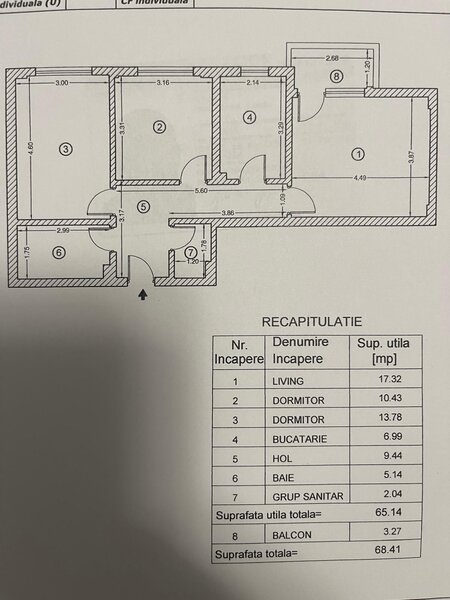 Militari apartament 3 camere, mobilat utilat, loc de parcare